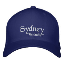 Sydney Australia Embroidered Hats