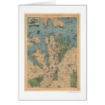 Sydney Australia Map 1922 Card