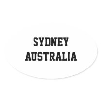 Sydney Australia oval stickers