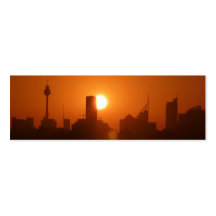 Sydney bookmark business card template