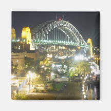 sydney bridge night magnets