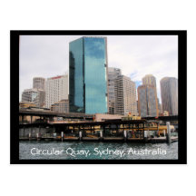 sydney circular quay postcard