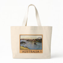 Sydney Harbour, Australia Canvas Bags