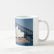 Sydney Harbour Bridge and Opera House Coffee Mugs