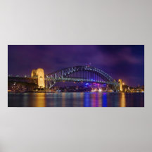 Sydney Harbour Bridge from Circular Quay Australia Poster