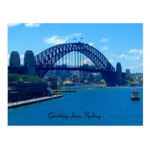 sydney harbour bridge post cards