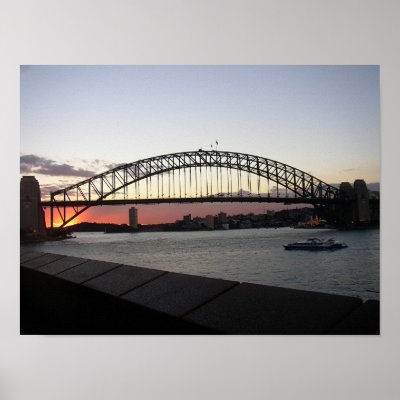 Sydney Harbour Bridge Print by sim1988