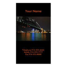 Sydney Harbour Business Cards