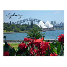 sydney harbour flora post cards