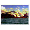 sydney harbour stylised cards