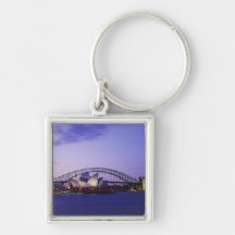 Sydney Opera House and Harbour, New South 2 Key Chain