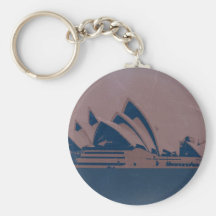 Sydney Opera House Keychain