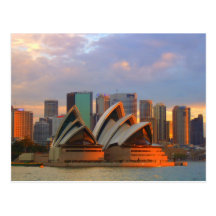 sydney opera house post card