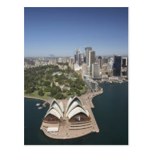 Sydney Opera House, Royal Botanic Gardens, CBD Post Card
