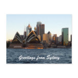 sydney opera skyline postcards