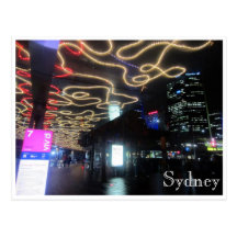sydney vivid light paths post cards