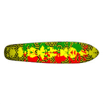 Syke Rasta oldskool Blot Custom Skateboard