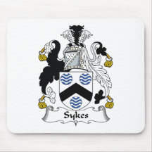 Sykes Family Crest Mouse Pad