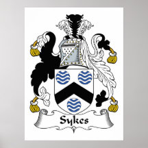 Sykes Family Crest Print