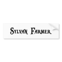 Sylvan Farmer Bumper Sticker