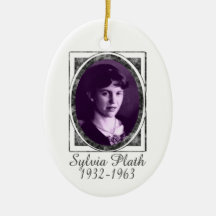 Sylvia Plath Ornament