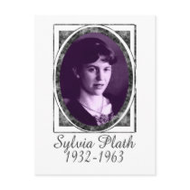Sylvia Plath Postcard