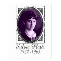 Sylvia Plath Postcard