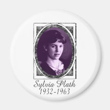 Sylvia Plath Refrigerator Magnet