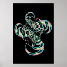 Symbiosis Fractal Poster