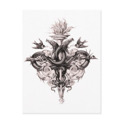 Symbol of Balance Postcard by PaulinSF
