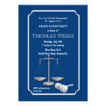 Symbol of Justice Graduation Invitation