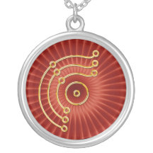 Symbol RUNA / GOLD red shine Jewelry
