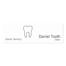 Symbolic Tooth Business Card