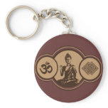 Symbols Of Buddha Keychain