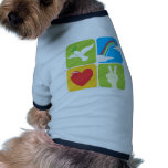 Symbols of Faith Hope Love and Peace pet clothing