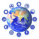 Symbols of Peace and Unity stickers