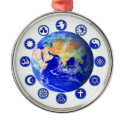 Symbols of peace, unity and religion ornaments