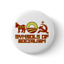 Symbols of Socialism Pinback Buttons