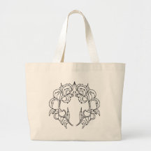symetry, picture frame, willow. tote bag