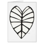 Symmetrical Heart Leaf cards