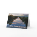 Sympathy abstract landscape cards