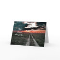 Sympathy abstract landscape cards