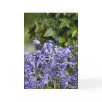 Sympathy Card - Bluebells And Ivy