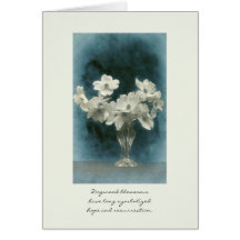Sympathy Dogwood Symbolises Hope Card
