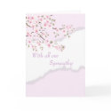 Sympathy or Thank you cards - Cherry Blossoms