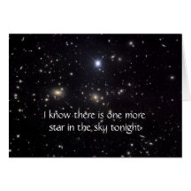 Sympathy Star In The Sky Card
