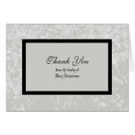 Sympathy Thank You Card in Classic Grey