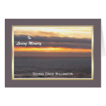 Sympathy Thank You Note Card  -- Custom Front