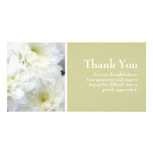 Sympathy Thank You Photo Card Template