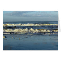 Sympathy - waves and sky greeting cards